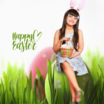 easter kids photography concept